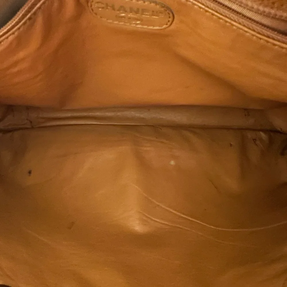 Chanel Caramel Leather Tote